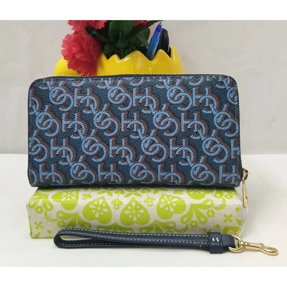Coach navy monogram
